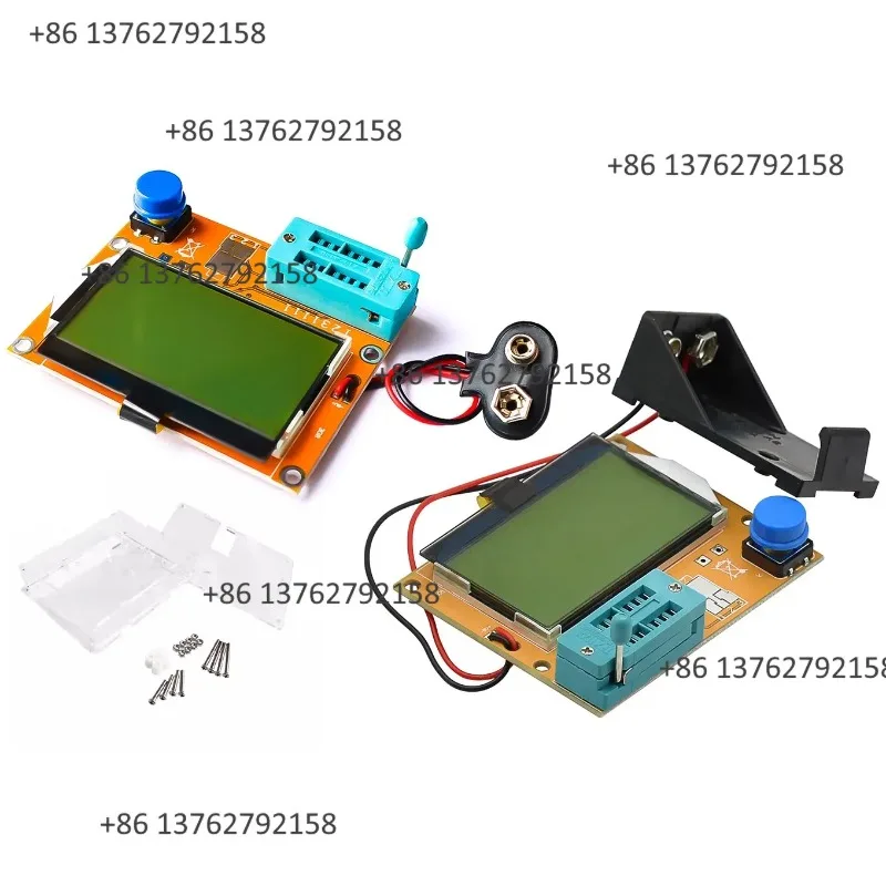 LCR-T4 Graphic LCD ESR Meter Multifunctional Tester Transistor Diode Triode Capacitance Inductance SCR DIY Test Tool view 2