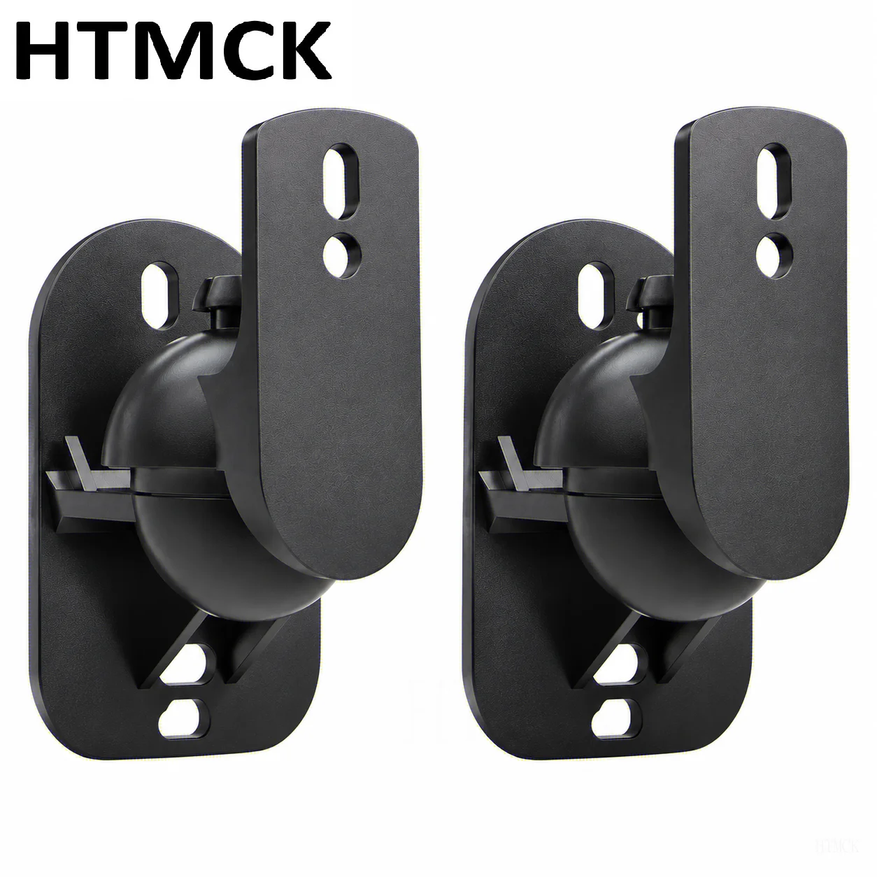 2pcs Adjustable Wall Mount Speaker Brackets,Swivel & Tilt for Sound Positioning for Home Theater,Bookshelf Systems,Boat Speakers