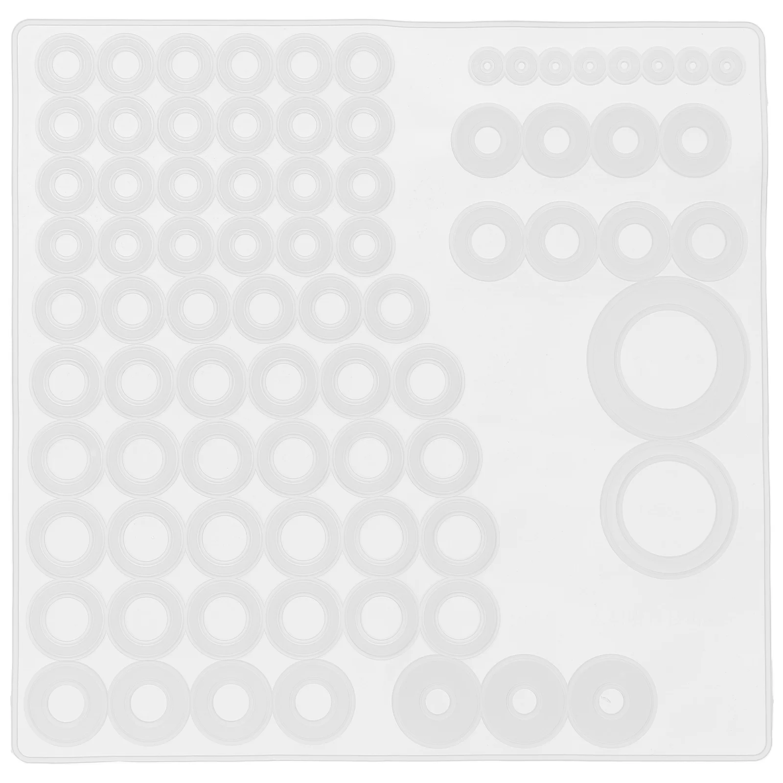 79-teiliges Dichtungsset für Küchenarmaturen in O-Form, Silikon-Unterlegscheibe, Reparaturset, auslaufsichere Wasserhahn-Dichtung, Ersatz-Waschbecken-Zubehör