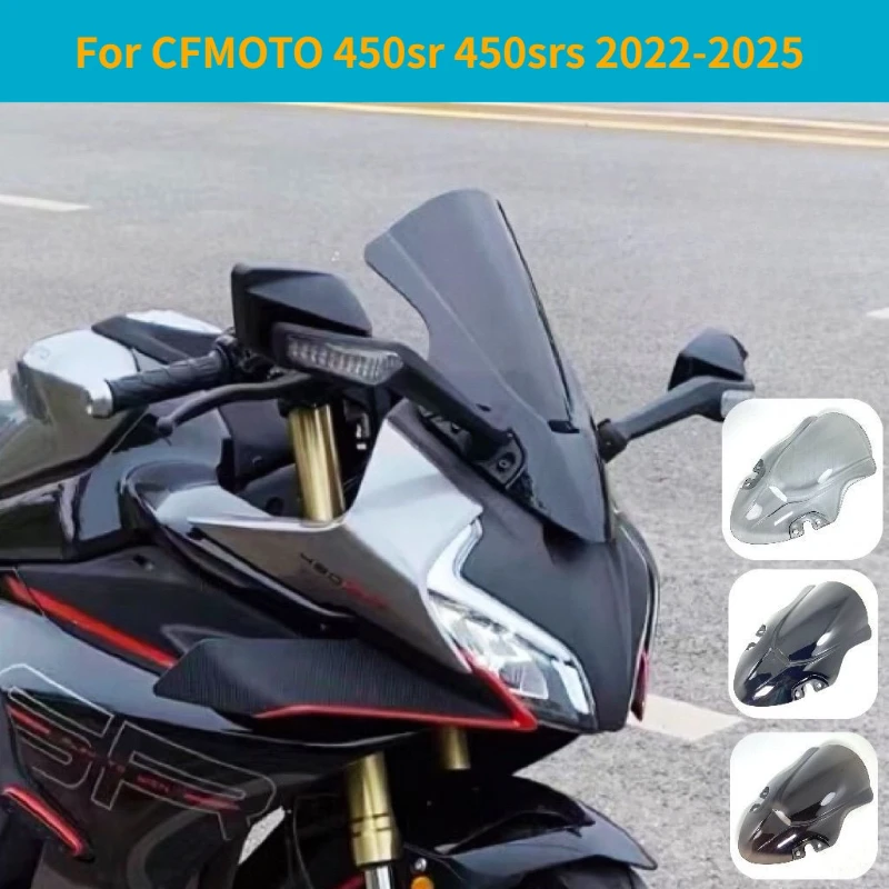 

For CFMOTO 450SR 450 SR 450sr 2022-2025 Motorcycle Windshield Windscreen Odometer Visor Front Wind Shield Screen Deflectors