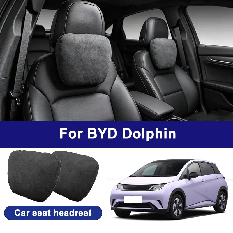 

For BYD Dolphin car headrests, soft universal adjustable car seat pillows, car neck pillow cushions, car accessories