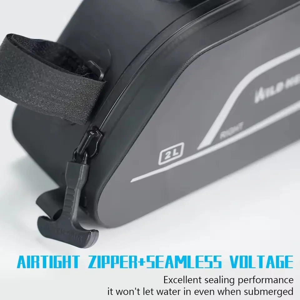 Universal TPU Crash Bar Bag Side Tool Bag Frame Package Hanging Bag For Motorbike Scooter Electric Vehicle Bicycle
