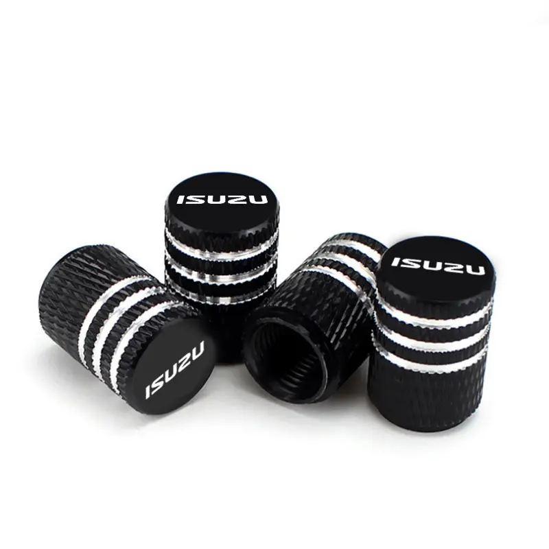 Bouchon de Valve de pneu de voiture, couvercle de Valve de moyeu de roue, couvercle anti-poussière pour Isuzu D-MAX D MAX Dmax I II PANTHER 4X4 WFR VAN NFR TROOPER, accessoires