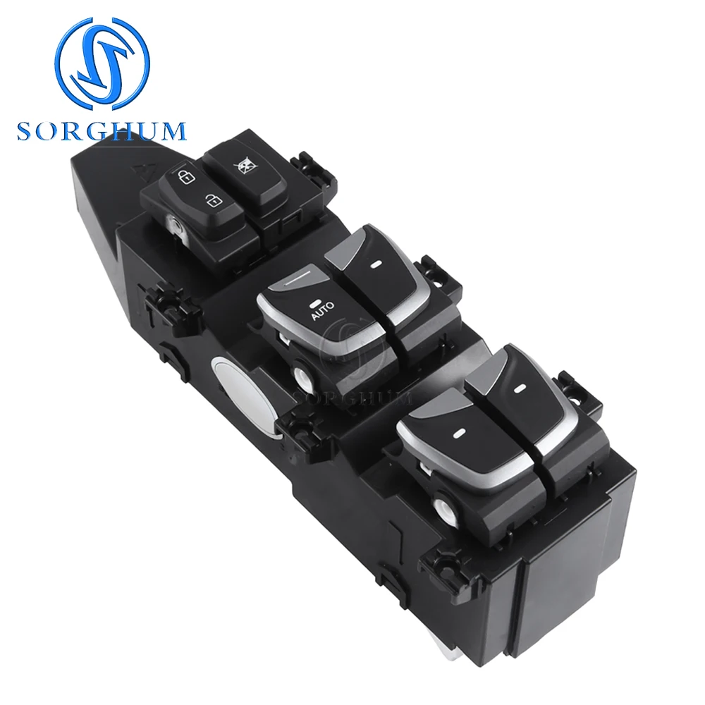 SORGHUM Front Left Electric Master Power Window Switch Button for Hyundai Santa Fe IX45 DM 2013-2016 93570-2W000 93570-2W020