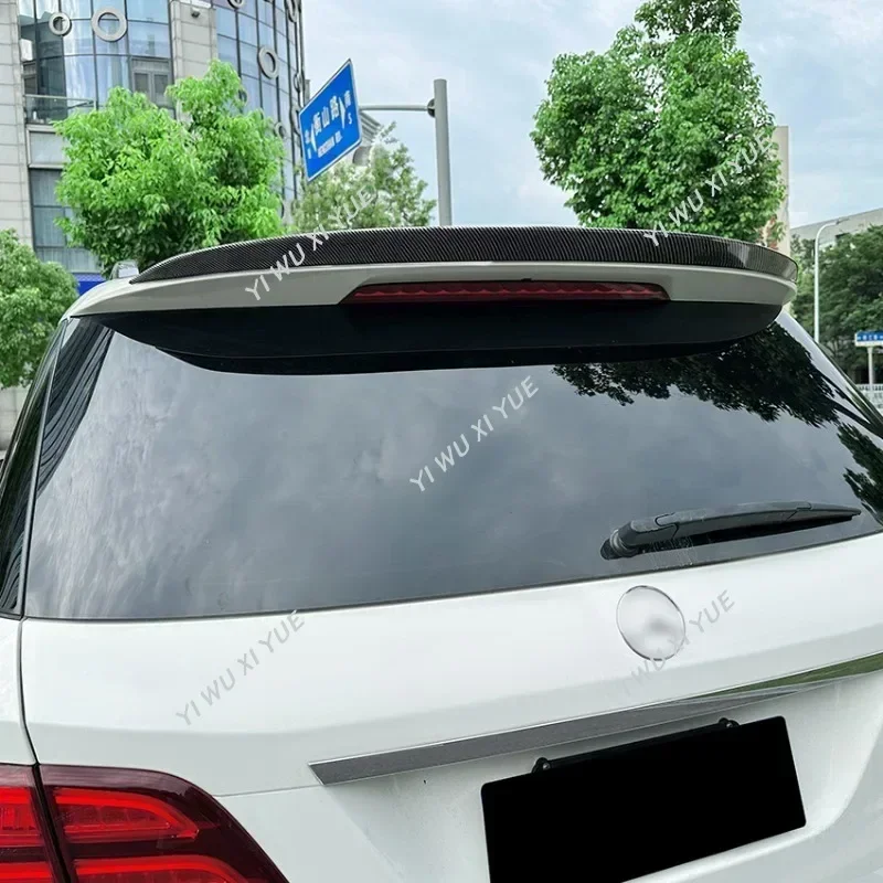 For Mercedes Benz W166 GLE W166 ML Class 350 400 450 500 43 63 AMG 2012-2018 Car Rear Trun Roof Lip Spoiler Wing Trims Tail Wing