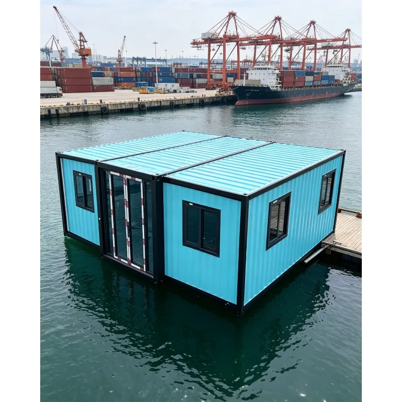 Luxury 40ft Expandable Container Villa Prefab Modular Home Steel Structure Modern Cabin 3 4 Bedroom Hotel Resort Ready to Ship