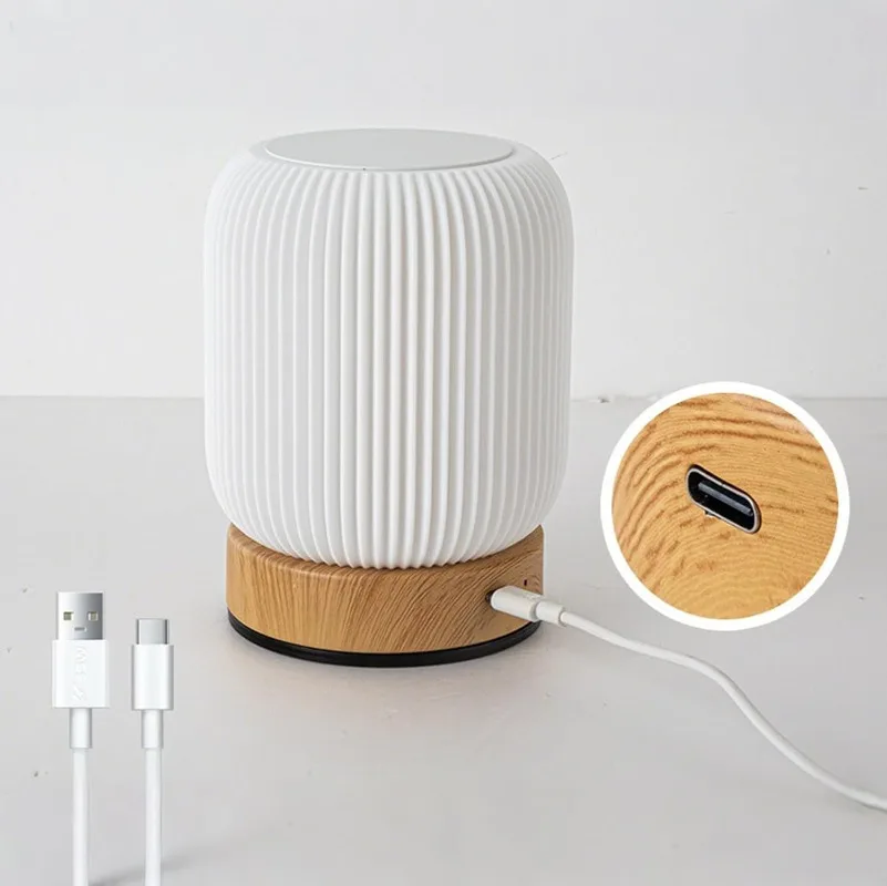 Touch Light USB Powered Desktop Bedside Lamp for Bedroom Bathroom Living Room Night Light Suitable for Studying and Working