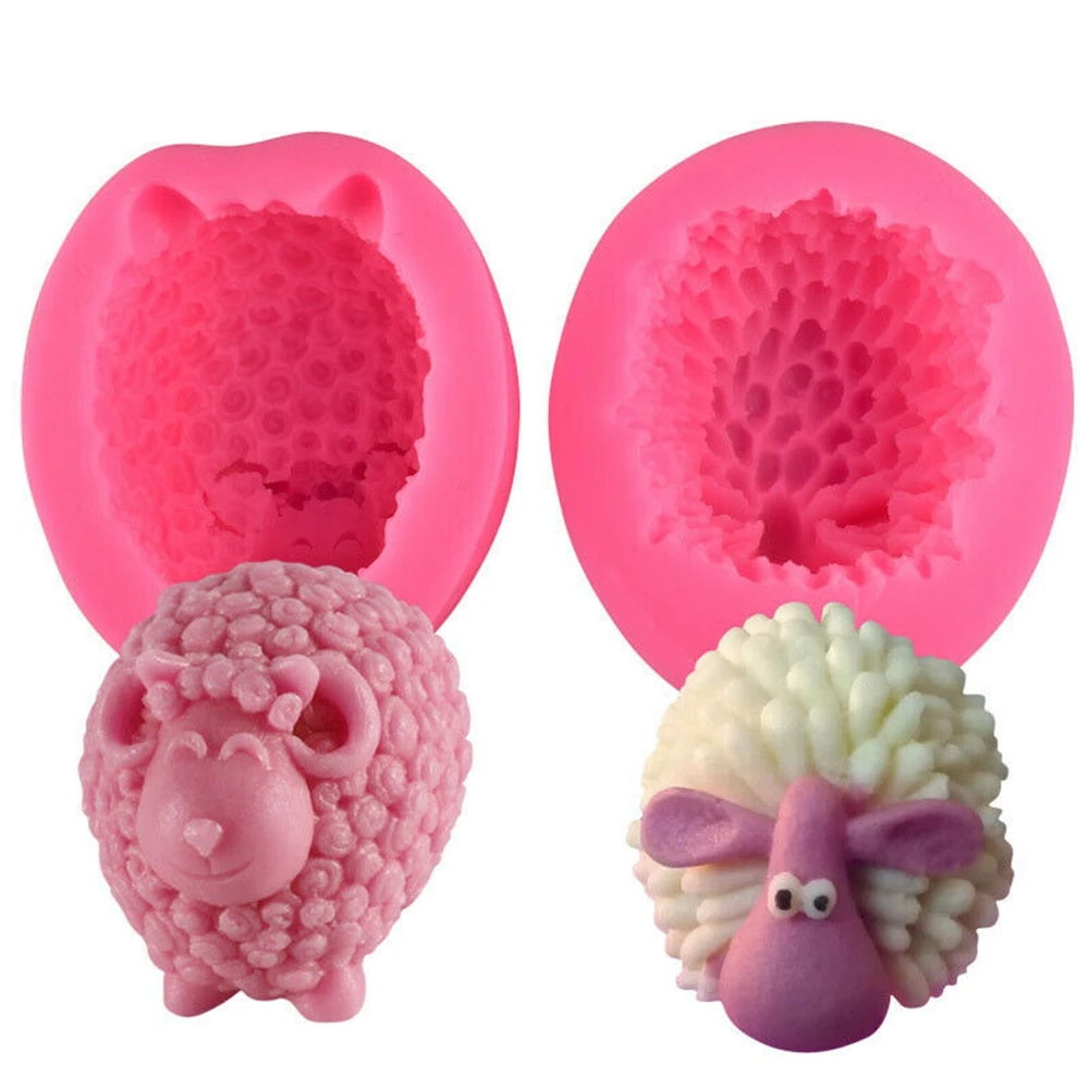 

Curl DIY Sheep Soap Paste Pudding Chocolate Handmade Candle Making Mould Cake Mold Bakeware Fondant