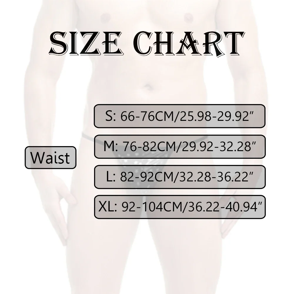 Sexy Faux Leather Gay Male G Strings Thong Underwear Sissy Men Jockstrap Star Printed Thong Panties Underpant Jockstrap G-String