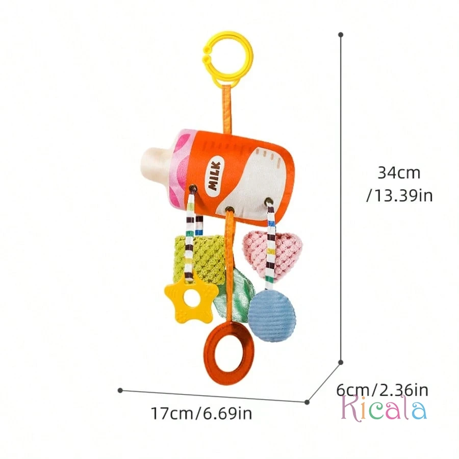 Passeggino Appeso Giocattoli Auto Appeso Campanelli Eolici Lenitivo Letto Appeso Campane Giocattoli Seggiolino di Sicurezza 0-6-12 Mesi Passeggino Giocattoli