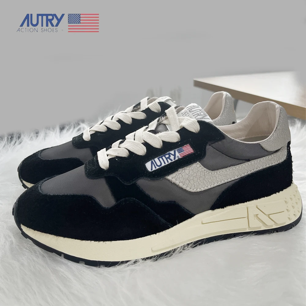 White Running Shoes For Men And Women Autry Reelwind Sneakers Marathon Sport Walking Shoes Travel Trekking Jogging Footwear