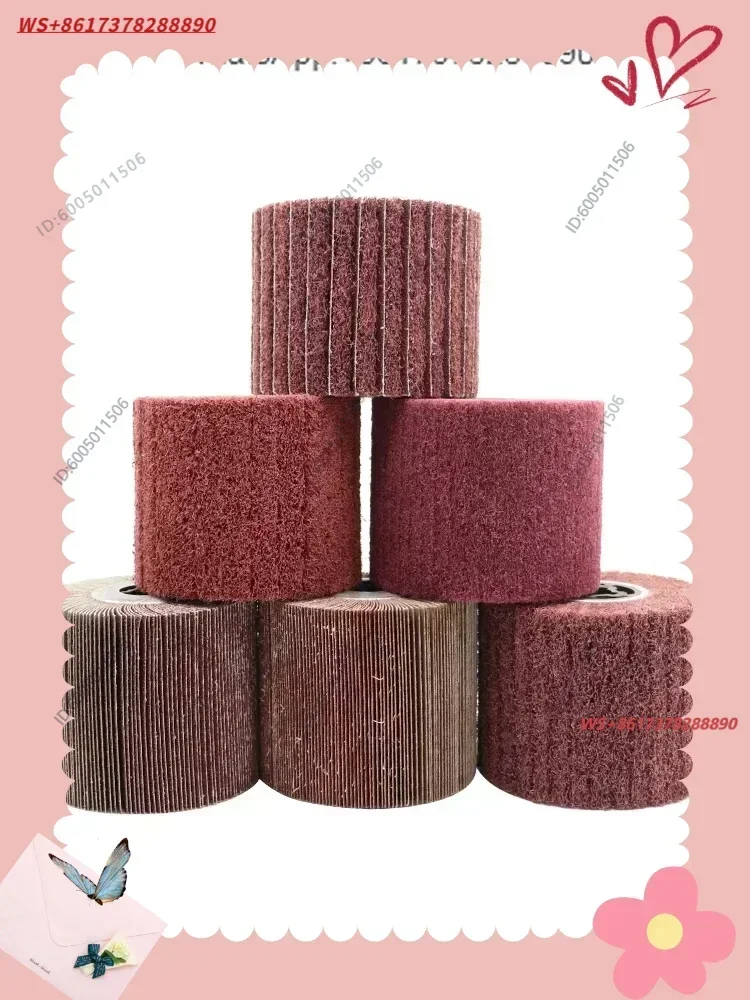 Steel wire drawing wheel (0.3 wire), stainless steel special wool nylon sandcloth  metal copper imported fiber polishing wheel