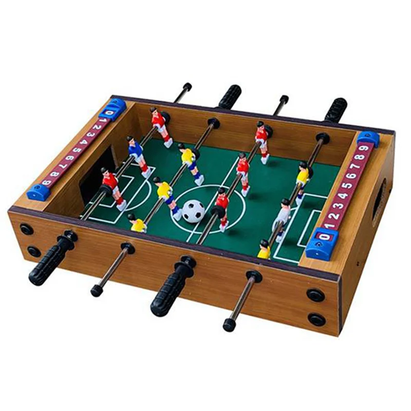 A04F-Mesa de fútbol para niños, mesa de madera, mesa de fútbol para interiores, esencial para acampar