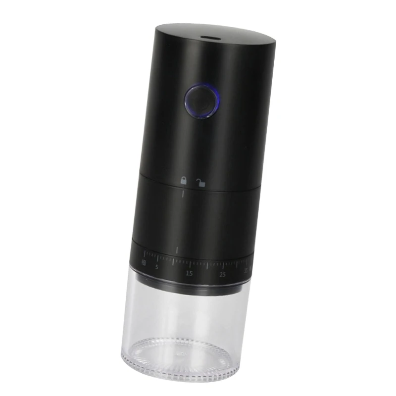 Molinillo café recargable 1500mAh, molinillo café eléctrico, molinillo especias silencioso