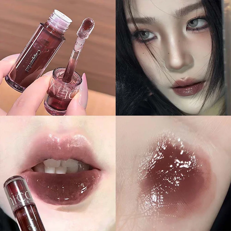 CAPPUVINI Juicy Lip Tint Glänzender Lipgloss Spiegelglanz Flüssiger Lippenstift Feuchtigkeitsspendender Lipgloss Koreanische Kosmetik – Detail 16