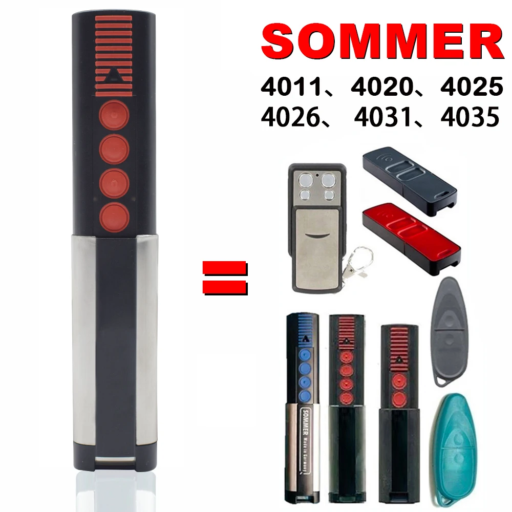 

SOMMER 4020 TX03-868-4 4026 TX03-868-2 4025 Remote Control Sommer 868mhz Remote Control Garage Door Opener 4021 4025 4011 4031