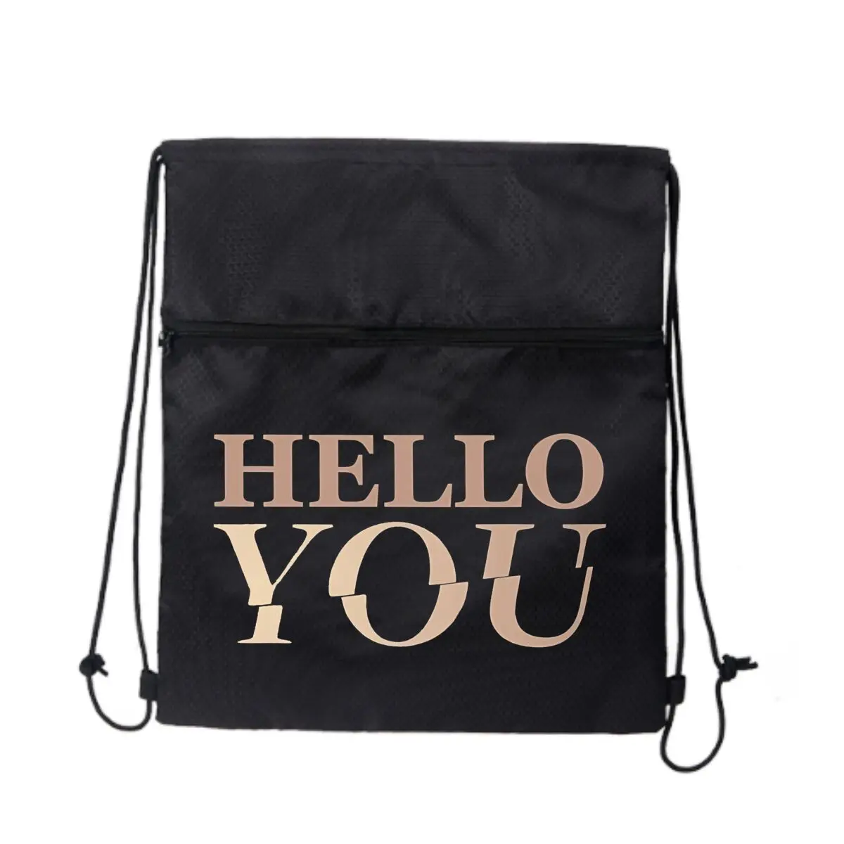 

Рюкзак Hello You Text Art на шнурке, унисекс, школьная спортивная сумка для спортзала