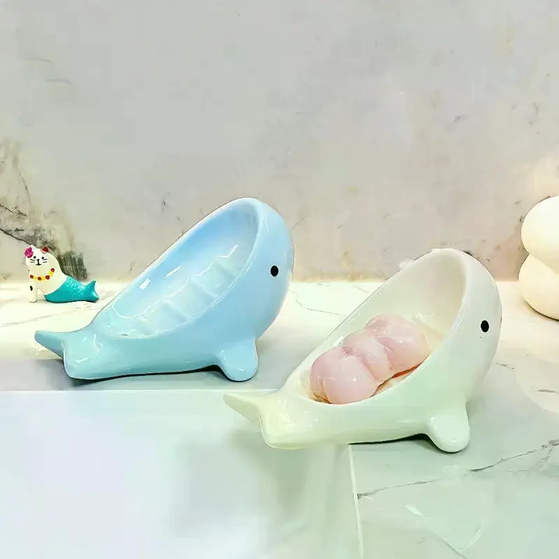 Creative Whale Soap Dish For Home Use, Bathroom, And Toilet, Providing A Draining And Storage Solution For Premium Soap