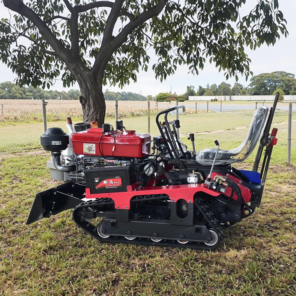 Mini Tiller MachineCrawler tiller 25HP 35HP 50HP Mini Crawler Tractor Tiller Cultivator for Sale