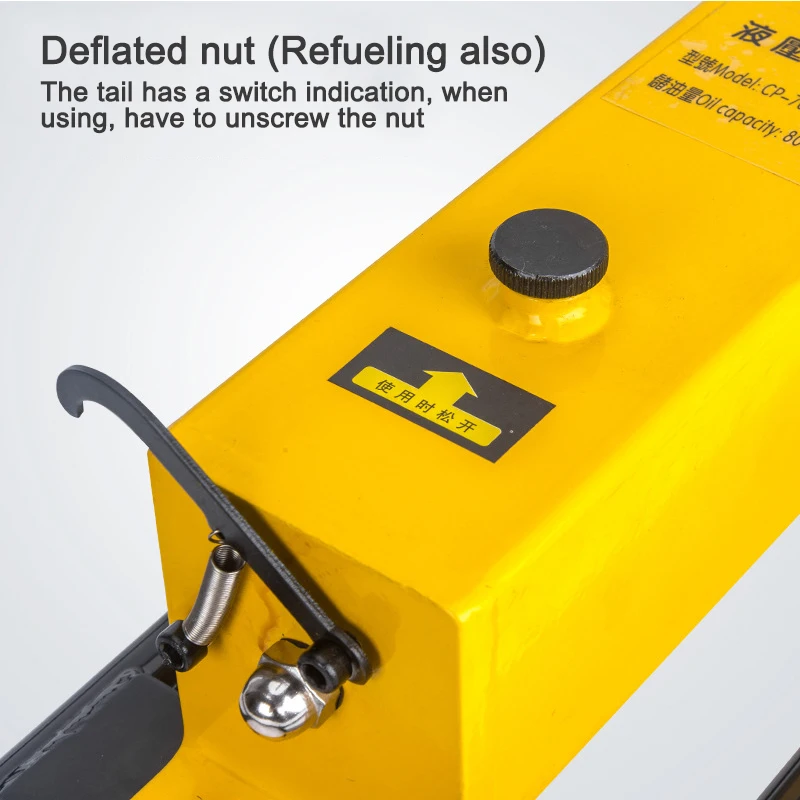 High Pressure Pedal Hydraulic Pump Portable Square Pump Single Circuit Enhanced Base CP-700D Suitable For A Variety Of Tools