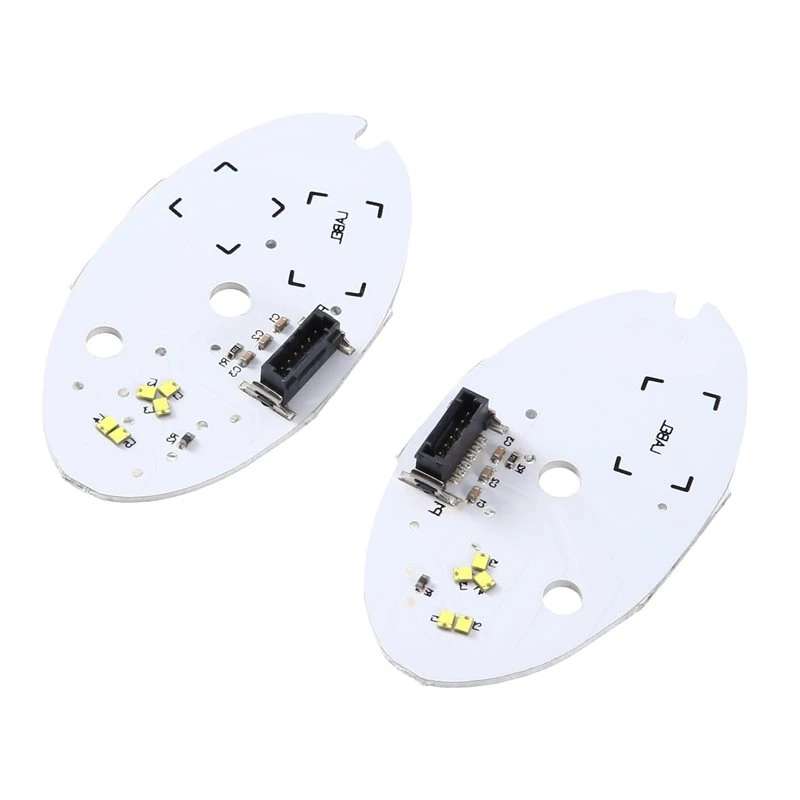For Jeep Compass 2020-2022 Facelift White DRL LED Daytime Running Light Board Module Car Accessories-A67F