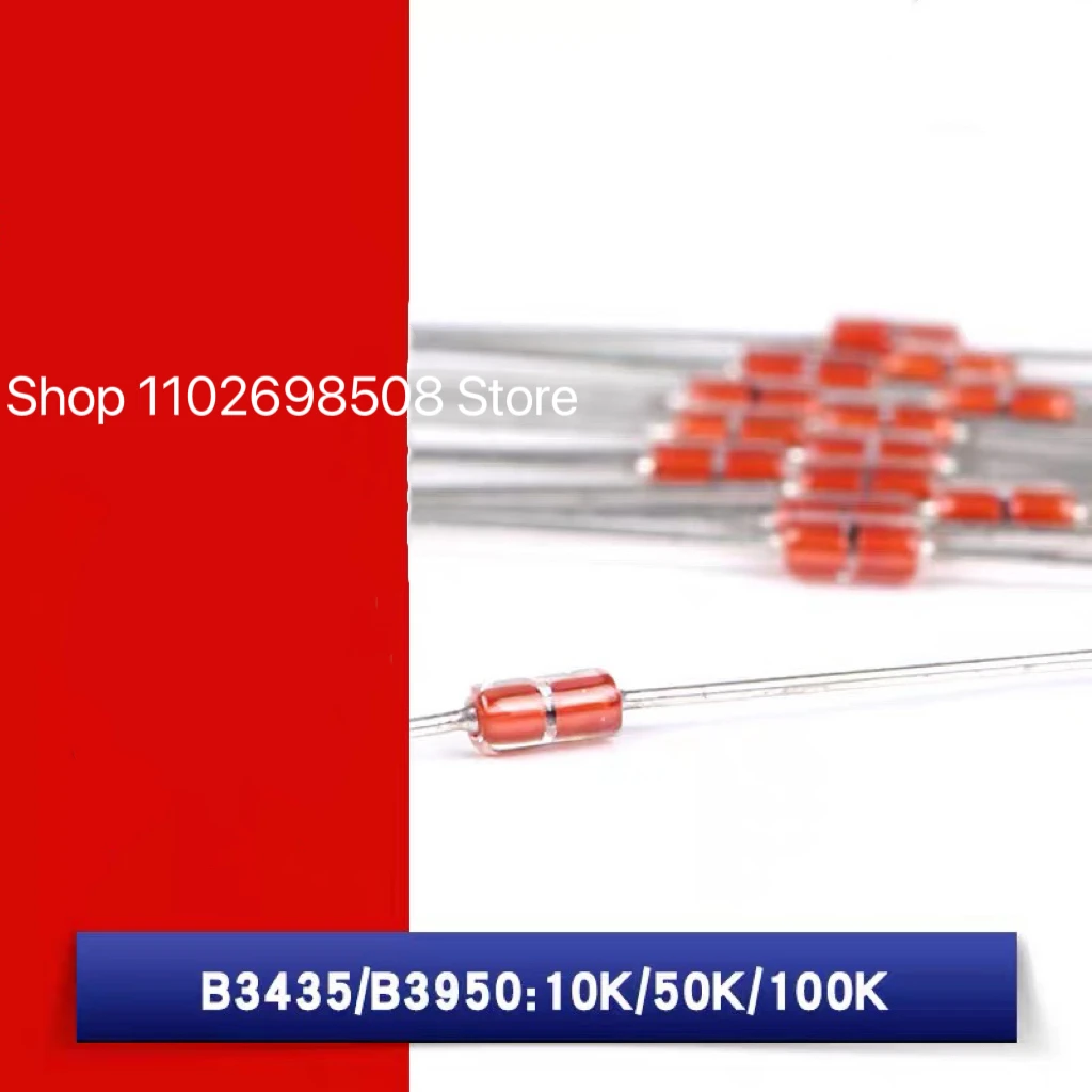 

20pcs MF58 3950 NTC Thermal Resistor B 5% 1K 2K 3K 5K 10K 15K 20K 30K 40K 47K 50K 100K 150K 200K 500K 1M Ohm Temperature Sensor