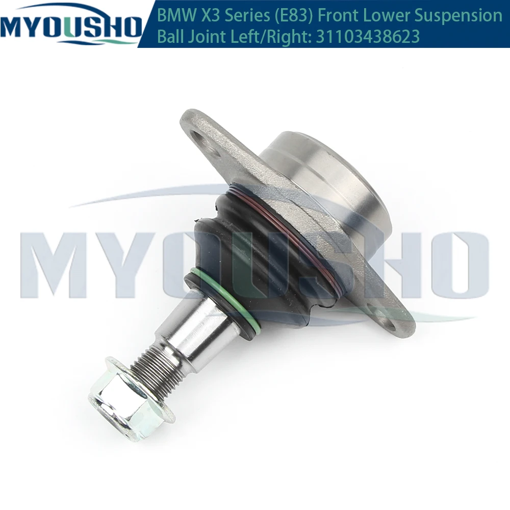 Myousho For BMW X3 Series E83 2.0i 2.5i 3.0d 3.0i xDrive 2003-2011 Front Lower Left Right Suspension Control Arm Ball Joint