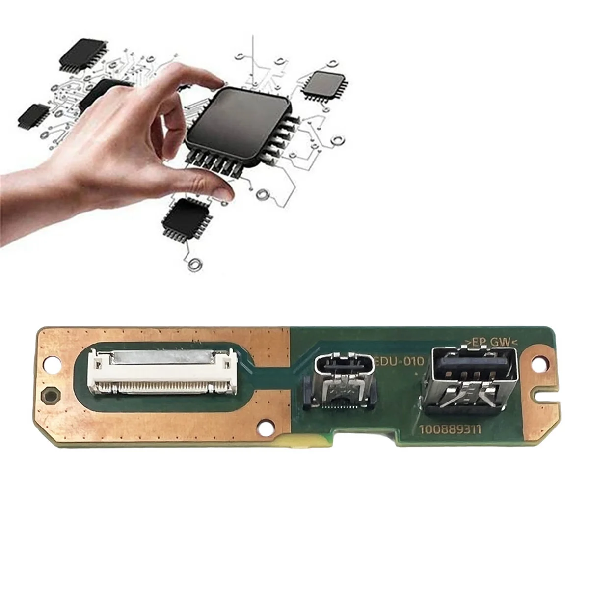 PS5 게임 콘솔 EDU-010 교체 부품 용 PS5 1000 콘솔 용 SMIEA USB TYPE-C/TYPE-A 사이드 보드