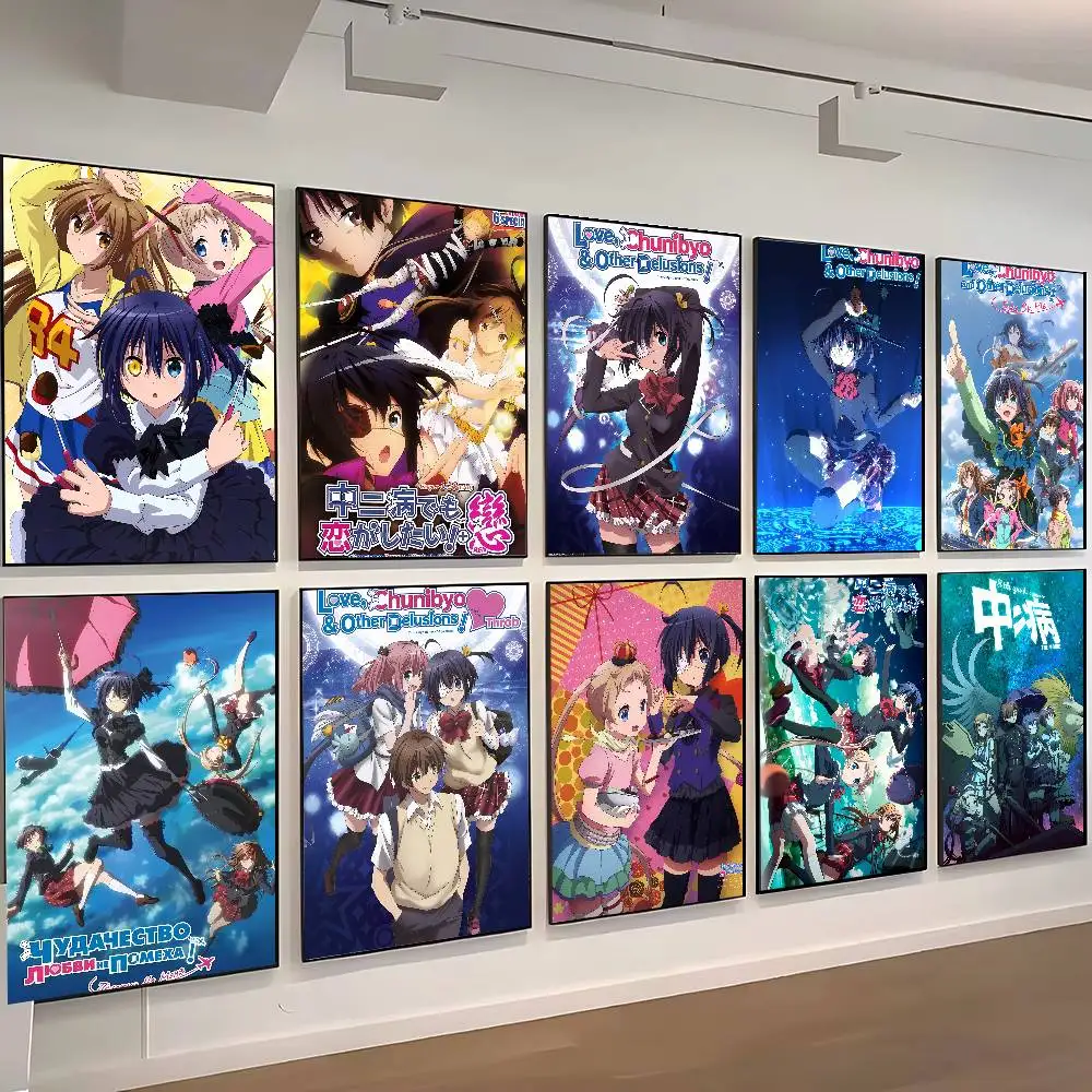 Anime Love C-Chunibyo O-Other Delusion Gift Frameless Poster Personalized Gift For Lovers Customizable Decorative Home Decor