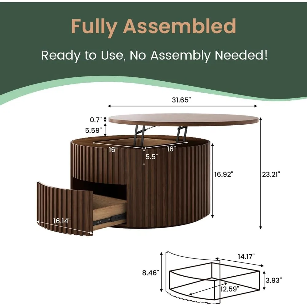 Thumbnail 2 - #13 Latest Lift Top Coffee Tables Offers