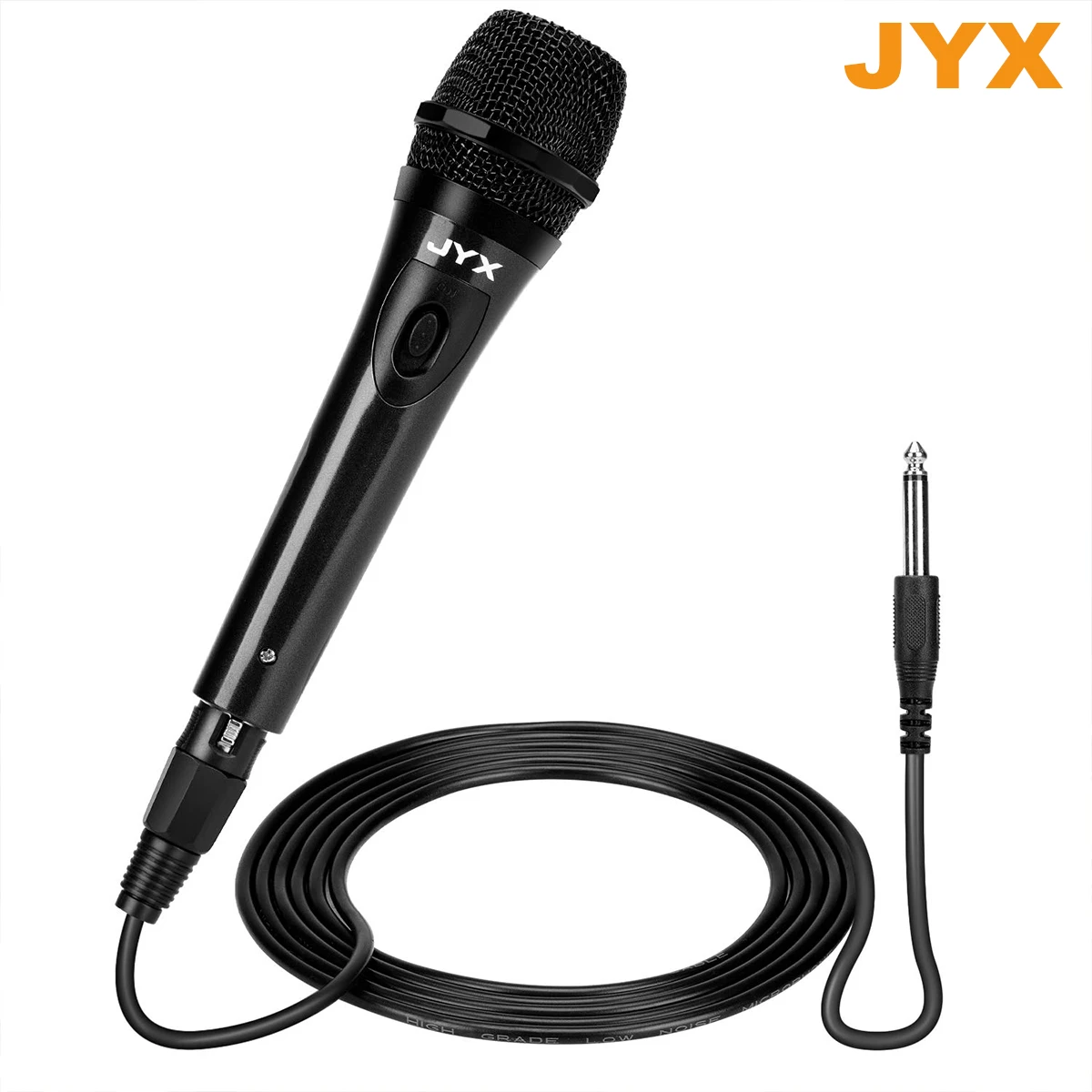 

Jyx01 Vocal Microphone, Wired Microphone, with 6.35 mm Jack, Dc Power Supply, Suitable for Stage, Singing, Streaming Media, Video Conferencing, Game, Karaoke - No Batteries Required