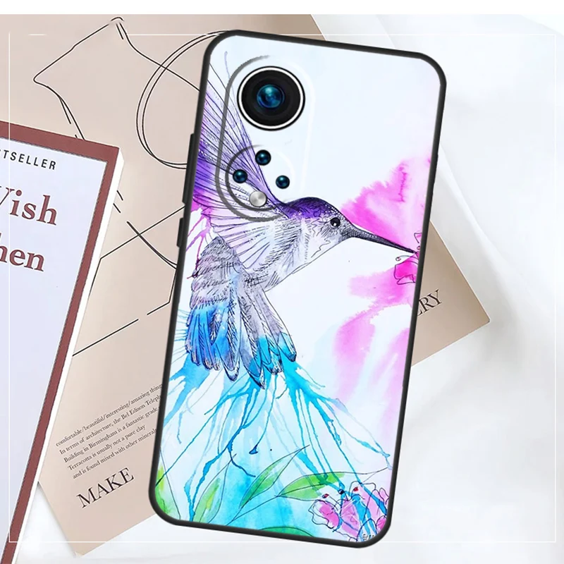 Hummingbird Case For Honor X9a X7a X8a X6a X7 X8 X9 X9b X8b Cover For Honor Magic 5 6 Pro 50 70 90 Lite