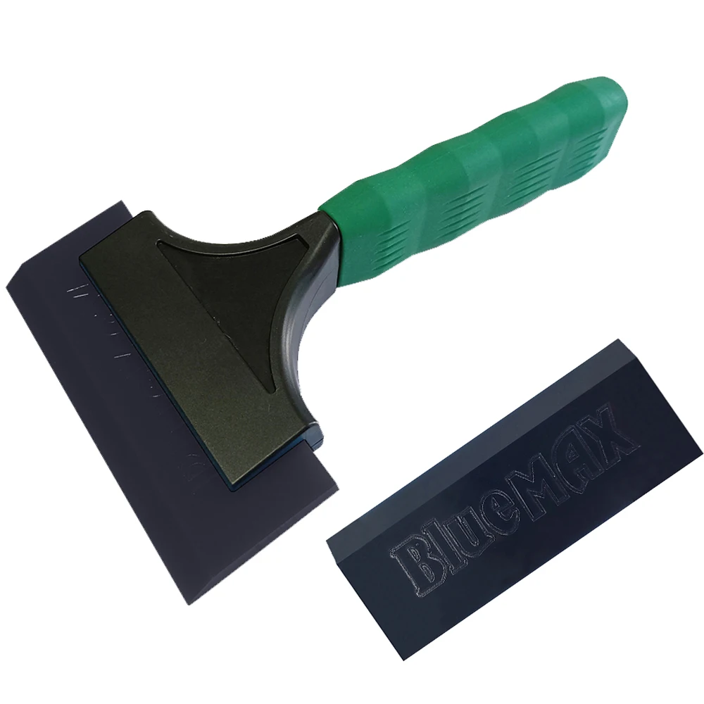 Wear-Resistant Rubber Strip Scraper Squeegee for Solar Film Glass Wash Ice Breaker Car Styling Silicone Wiper Tool with Rib Desi