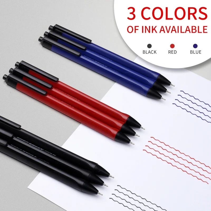 M&G Semi Gel Writing Ball Point Pen 0.7mm Black/Blue/Red Economic Ball Pen for School and Office Gift Supply Ballpoint