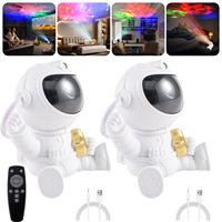 Galaxy Star Astronaut Projector LED Night Light Starry Sky Porjectors Lamp Decoration Bedroom Room Decorative For Children Gifts