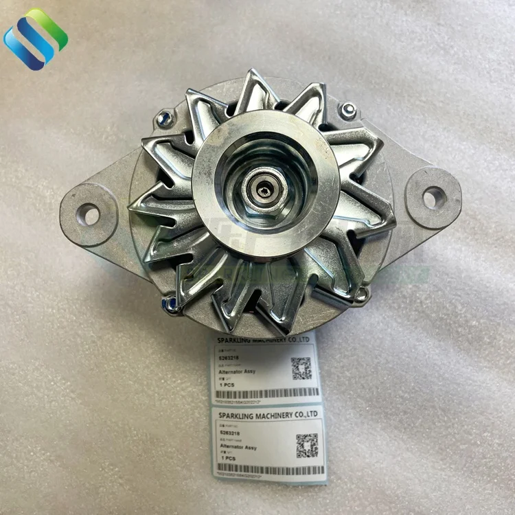 รถขุด 5263218 R220LC-7 RD210-7 เครื่องจักรอะไหล่เครื่องกำเนิดไฟฟ้ากระแสสลับ 5263218