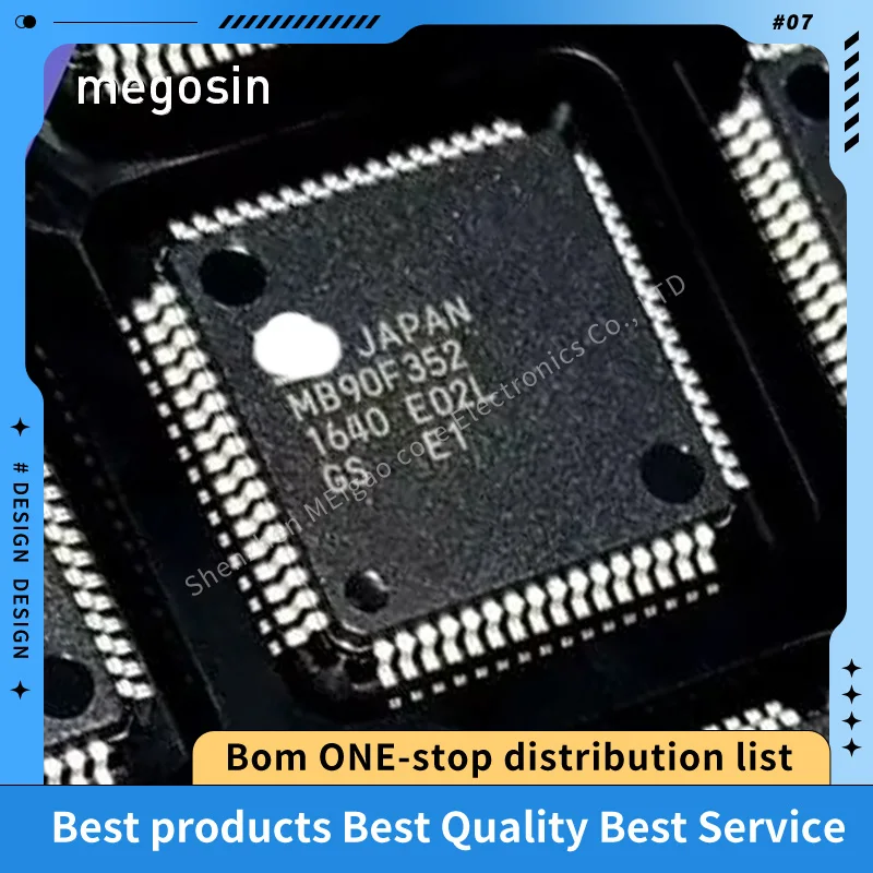 1 unids/lote MB90F352PMC-GS-SPE1 MB90F352 MB90F352S LQFP64 chips microcontroladores en stock