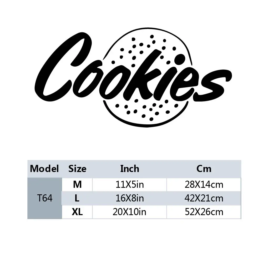 1PC Creative Cookies Decal Removable Vinyl Mural Poster For Door Decor Wall Art Decal