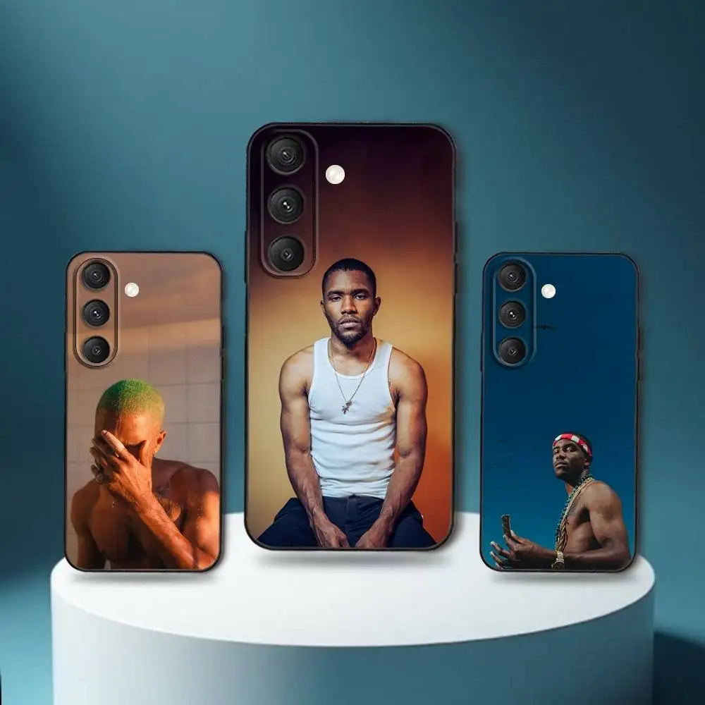 

Singer F-Frank O-Ocean Phone Case For Samsung S25,S24,S23,S22,S21,S20,S10,Ultra,Plus,Lite,FE,Soft Silicone Black Cover