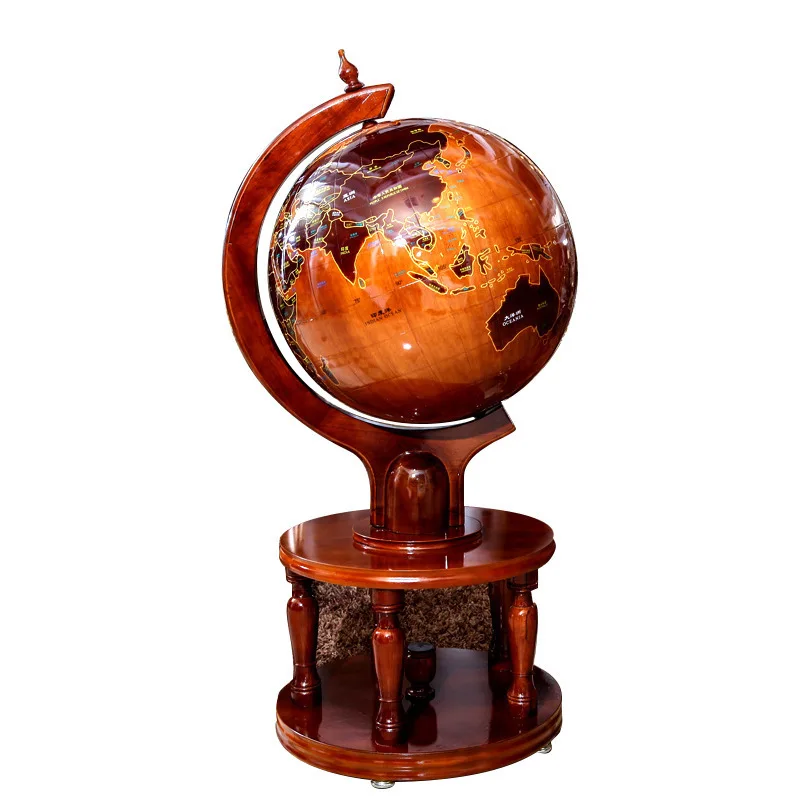 

Large size, floor, office, ornament, solid wood, globe, company, opening