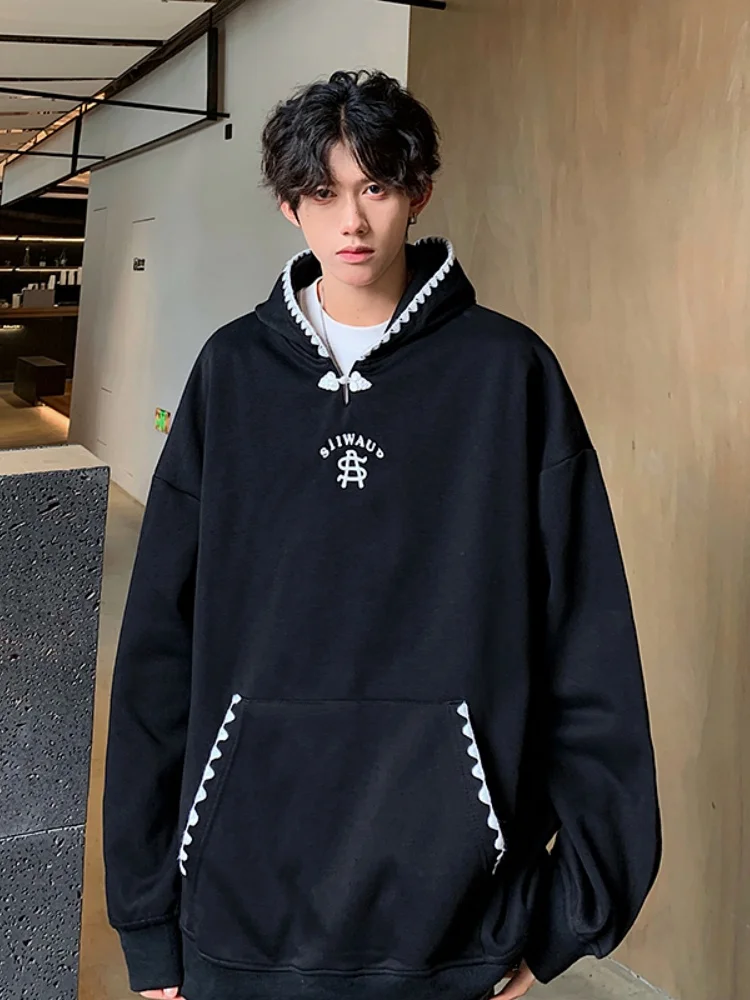 

Мужская толстовка с капюшоном, весенне-осенняя, в американском ретро-стиле, повседневная спортивная верхняя одежда, толстовка-худи для подростков и молодежи