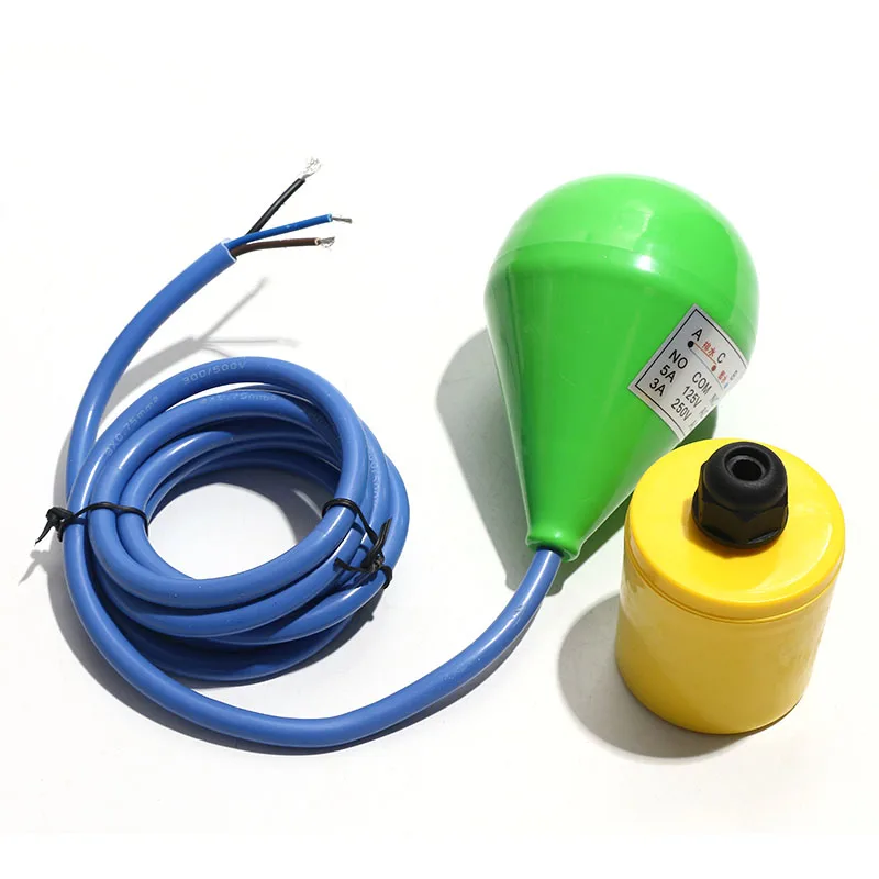 1PC Droplet Shape Floating Ball Switch Water Level Controller Anti-corrosion Float Ball Valve Full-automatic Water Tower