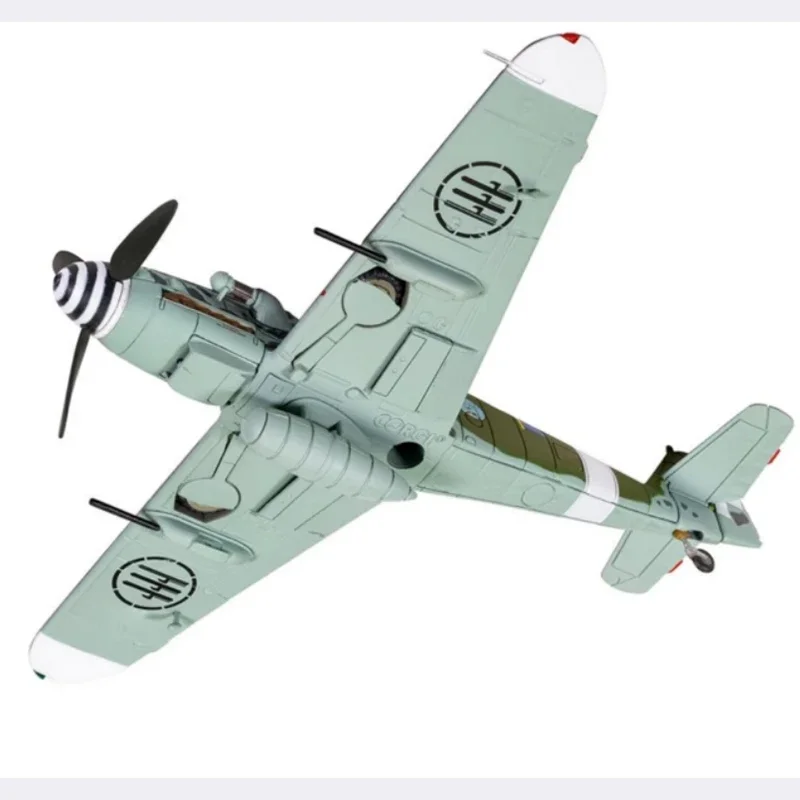 Diecast 1:72 Scale AA27112 Me109G-6 Alloy Finished Aircraft Simulation Model Toy Static Decoration Souvenir Gifts For Adult boy