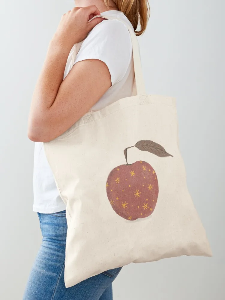 Torba z grubej bawełny Manzana Przenośna torba na zakupy Torby z bezpłatną dostawą Niestandardowa torba na ramię Lady Canvas Tote