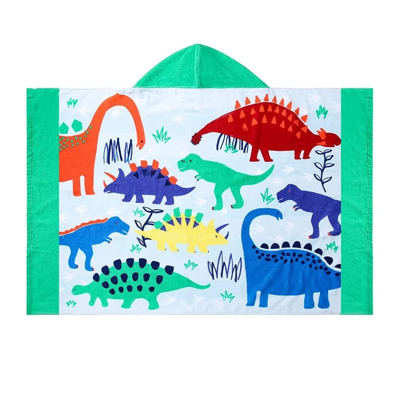 Baby Hooded Bath Towel Kids Cartoon Microfiber Soft Beach Towel Boy Girls Bathing Stuff Beach Cape Cloak Wrap Blanket Washcloth image 2