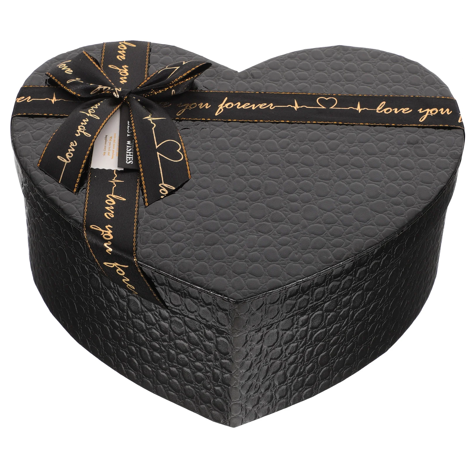 

Jewelry Box Heart Shaped Black Gift Mother Mens Gifts Wedding Decor Boxes for Flowers Party Paper