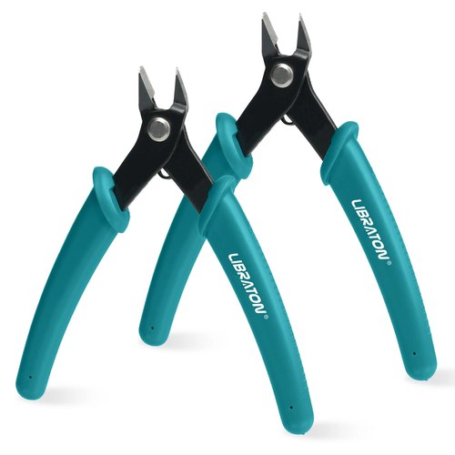 LIBRATON Micro Wire Cutter Precision Electronics Flush Cutter and Side Cutting Pliers Clean Cut for Model Jewelry Model Kits - View 1 LIBRATON Micro Wire Cutter Precision Electronics Flush Cutter and Side Cutting Pliers Clean Cut for Model Jewelry Model Kits - View 1