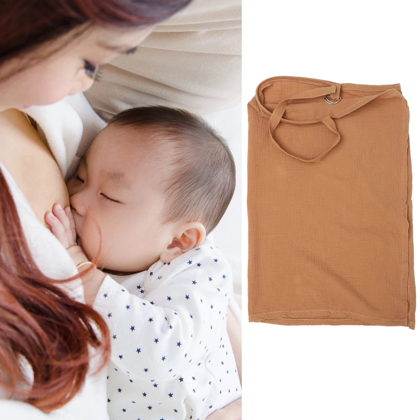 

Soft Cotton Breastfeeding Cover For Mom Nursing Apron Travel Use Multi Purpose Baby Stroller Car Seat Cover Gift Newborns