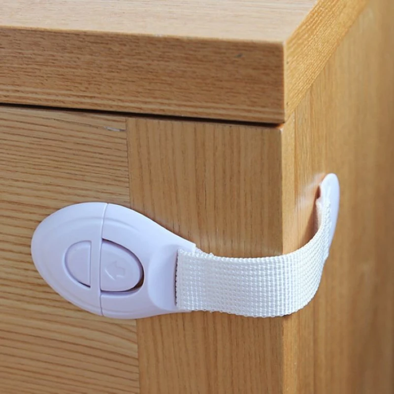 

Adjustable Cabinet Latches with Strong Adhesive, Easy to Install on Drawers Doors, Child Safety Essential for Home