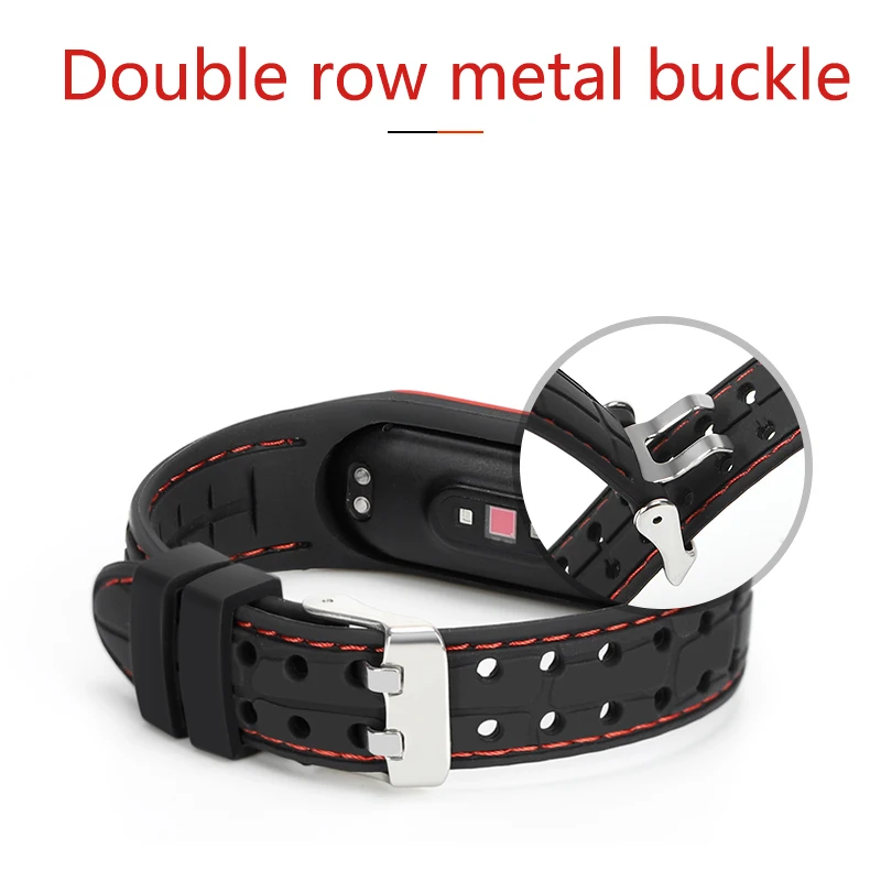 Silicone Strap For Xiaomi Mi band 6 5 4 Bracelet Sport belt Smartwatch watchband replacement bracelet for mi band 3 4 5 6 strap